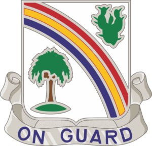 168th Infantry Regiment DUI Decal