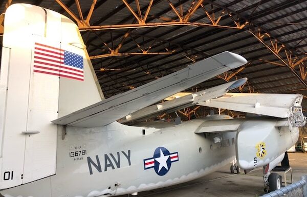 military decals on Navy aircraft