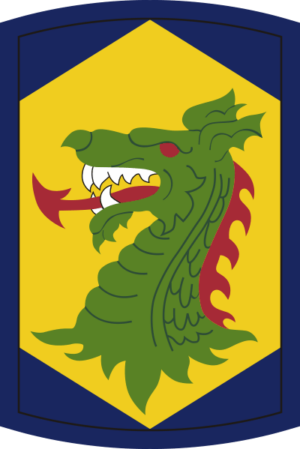 US Army 404th Maneuver Enhancement Brigade DUI Decal