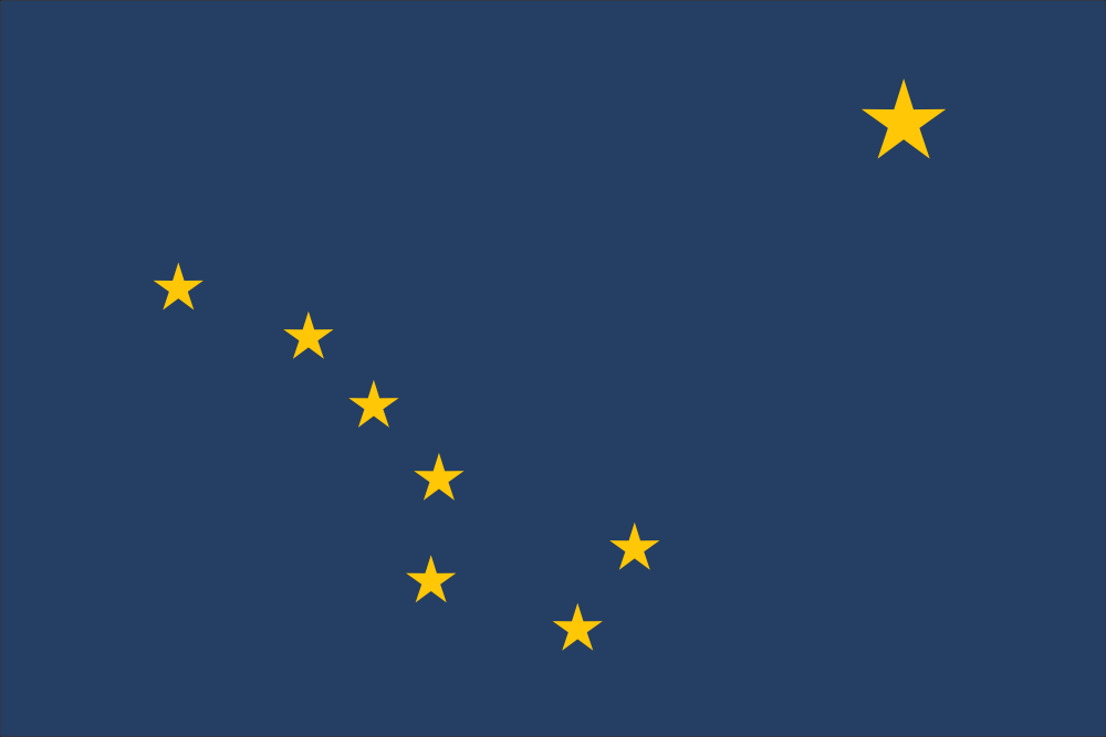 Alaska State Flag Decal