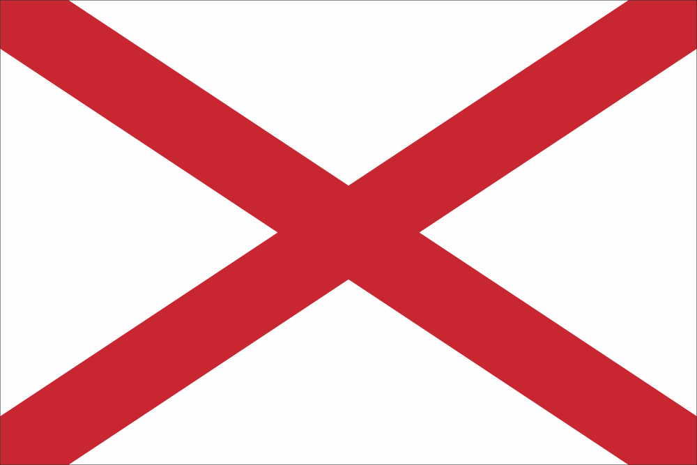 Alabama State Flag Decal