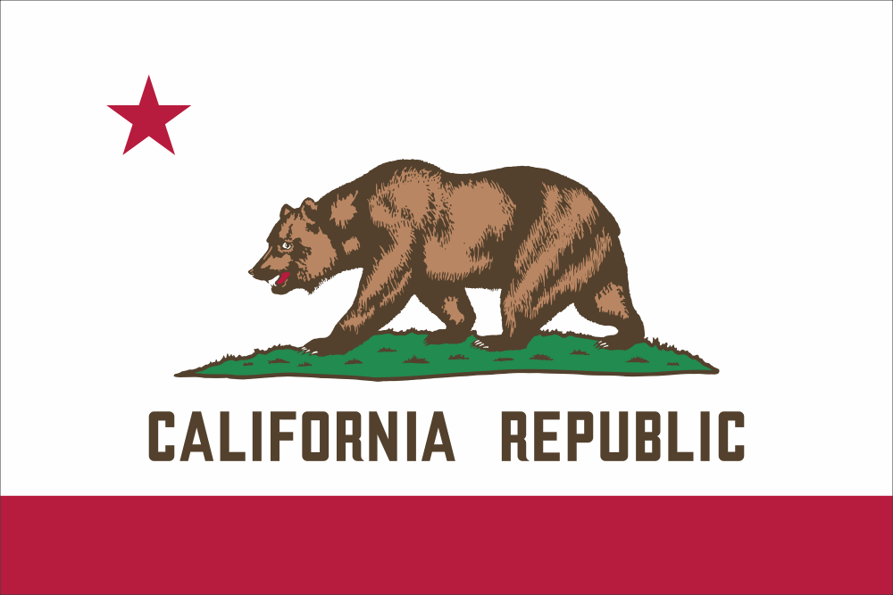 California State Flag Decal
