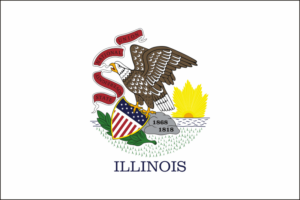 Illinois State Flag Decal