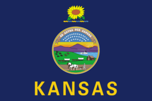 Kansas State Flag Decal