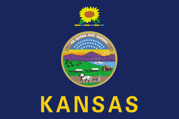 Kansas State Flag Decal