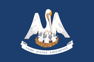 Louisiana State Flag Decal