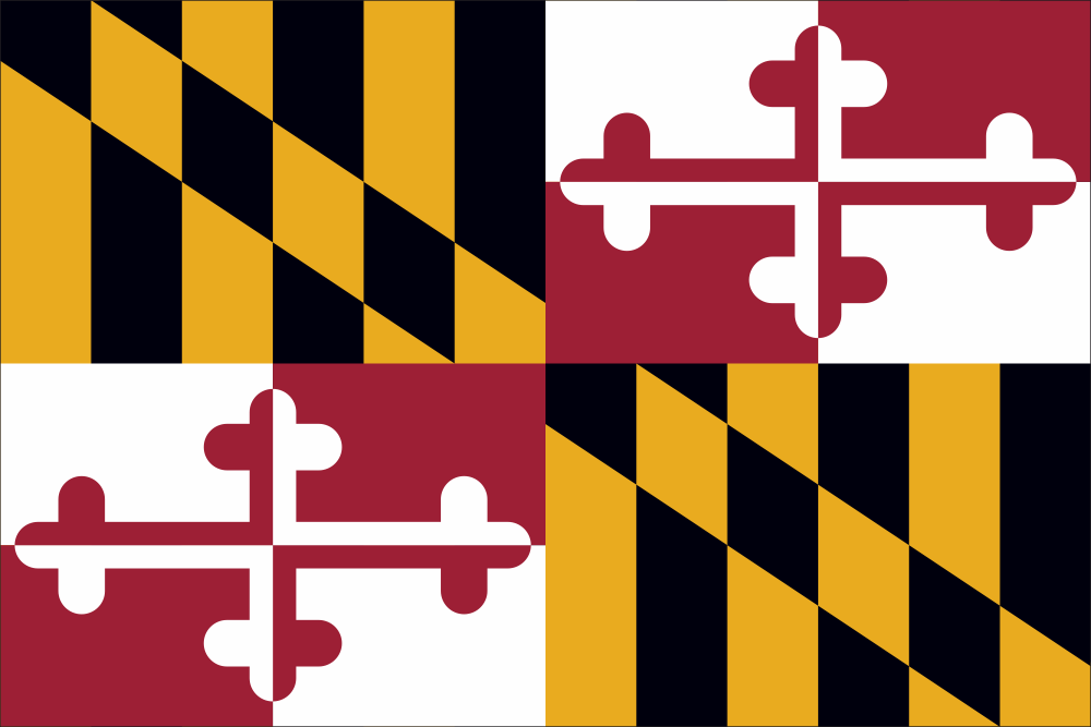 Maryland State Flag Decal