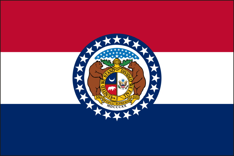 Missouri State Flag Decal