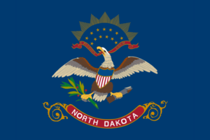 North Dakota State Flag Decal