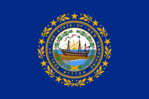 New Hampshire State Flag Decal