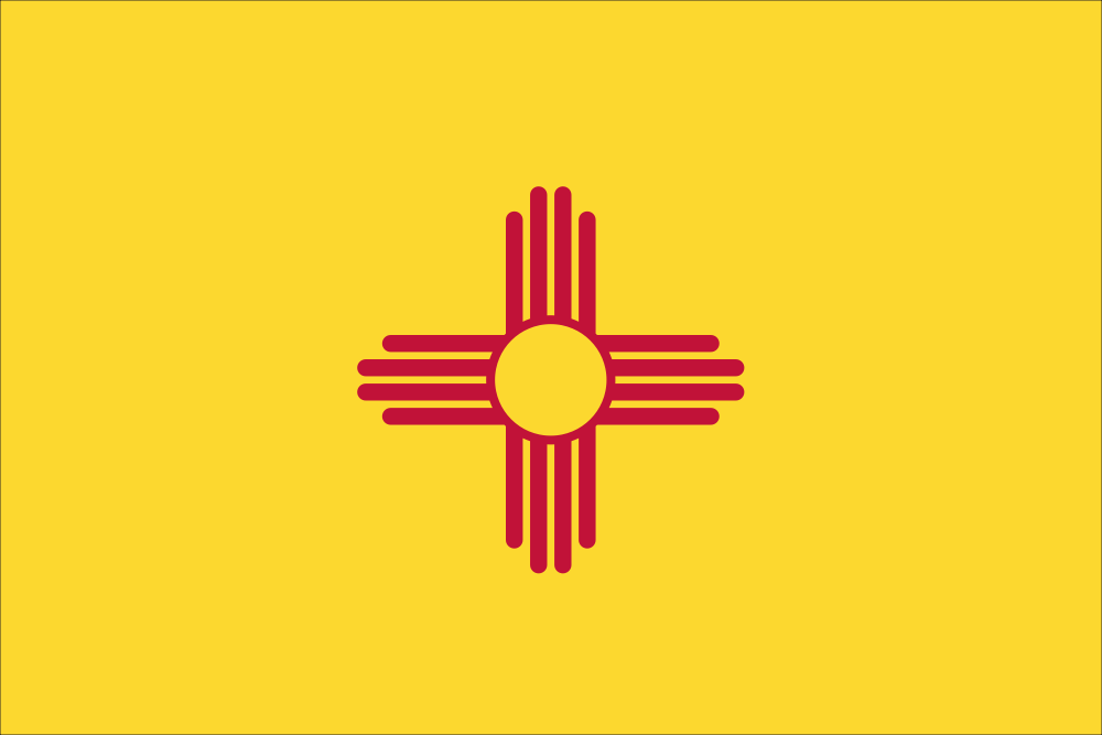 New Mexico State Flag Decal