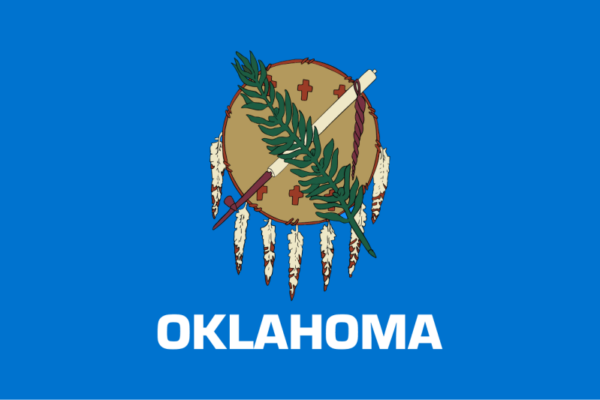 Oklahoma State Flag Decal