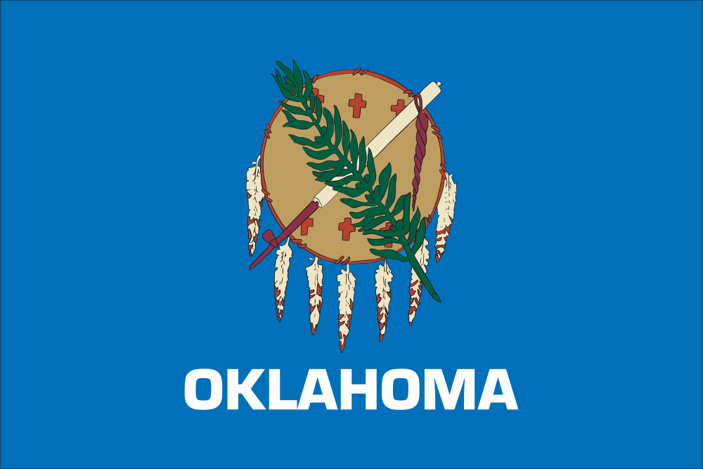 Oklahoma State Flag Decal