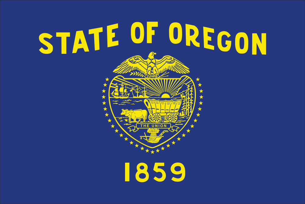 Oregon State Flag Decal