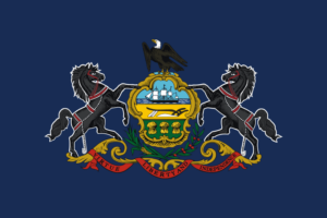 Pennsylvania State Flag Decal