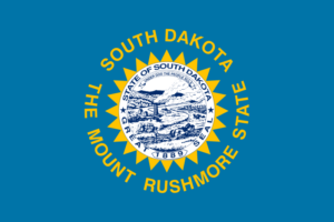 South Dakota State Flag Decal