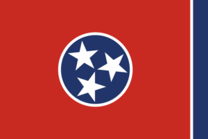 Tennessee State Flag Decal