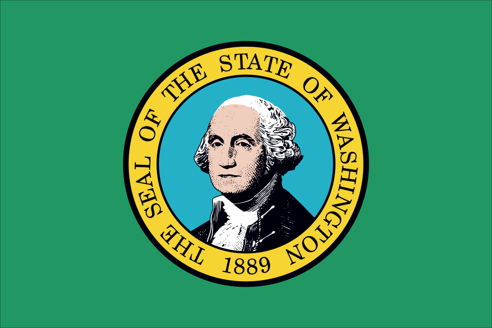 Washington State Flag Decal