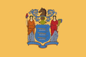 New Jersey State Flag Decal