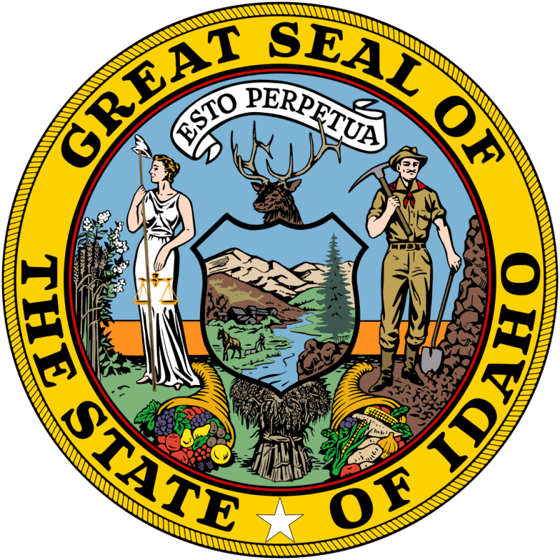 Idaho State Seal Decal