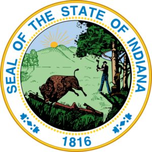 Indiana State Seal Decal