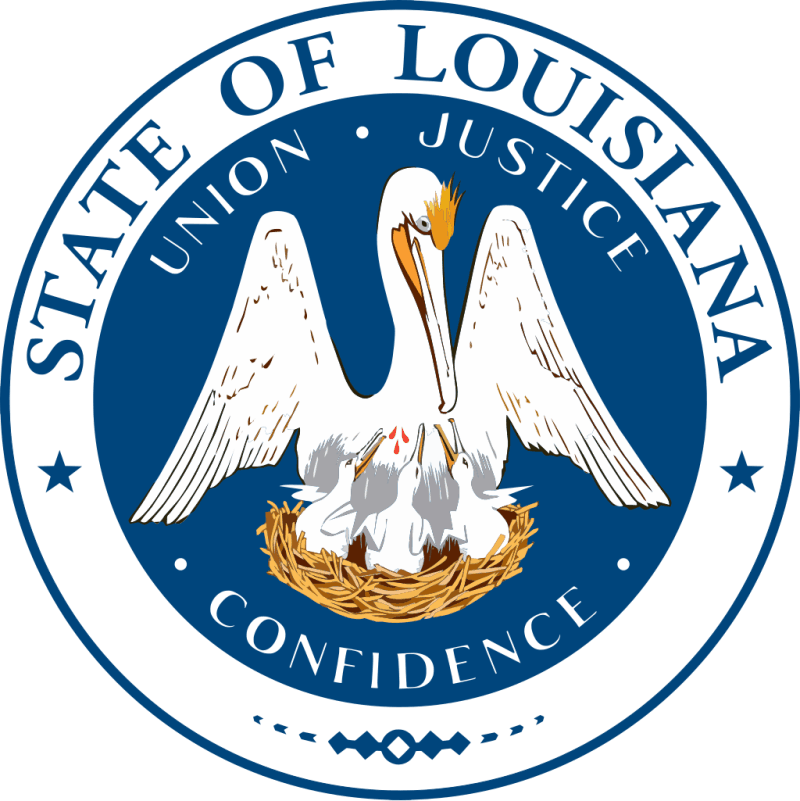 Louisiana State Seal Decal