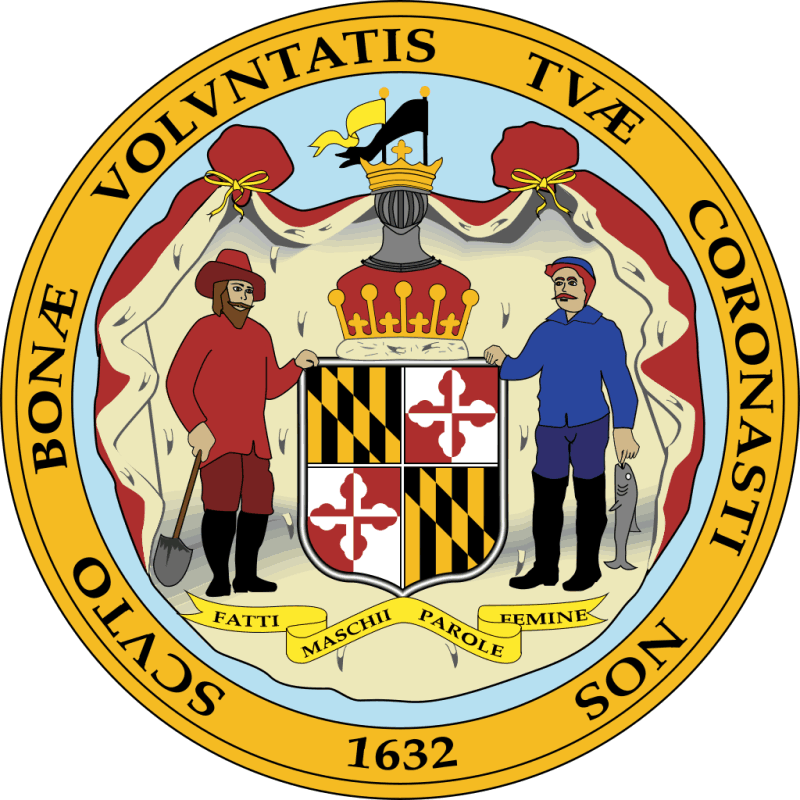 Maryland State Seal Decal