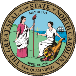 North Carolina State Seal Decal