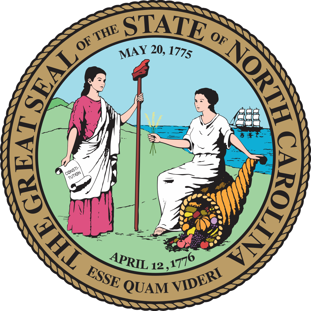 North Carolina State Seal Decal