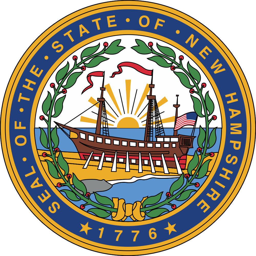 New Hampshire State Seal Decal