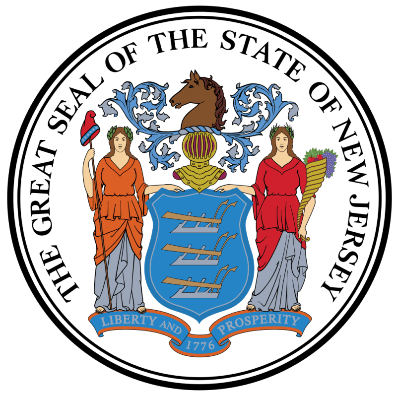 New Jersey State Seal Decal