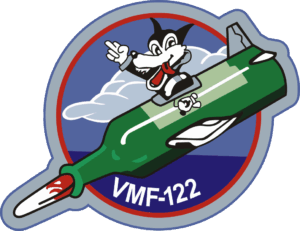 VMF-122 Marine Fighter Squadron Decal