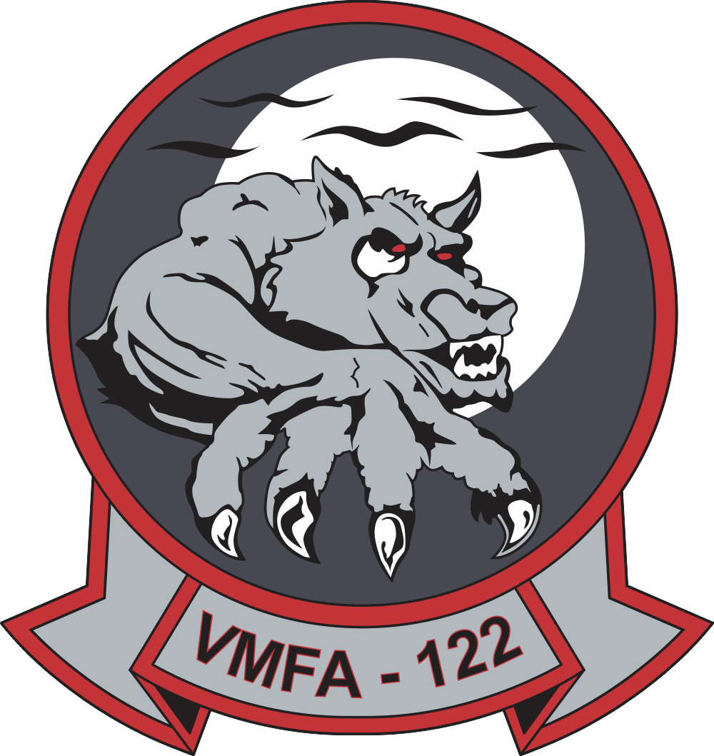 VMFA-122 Marine Fighter Attack Squadron (v2) Decal