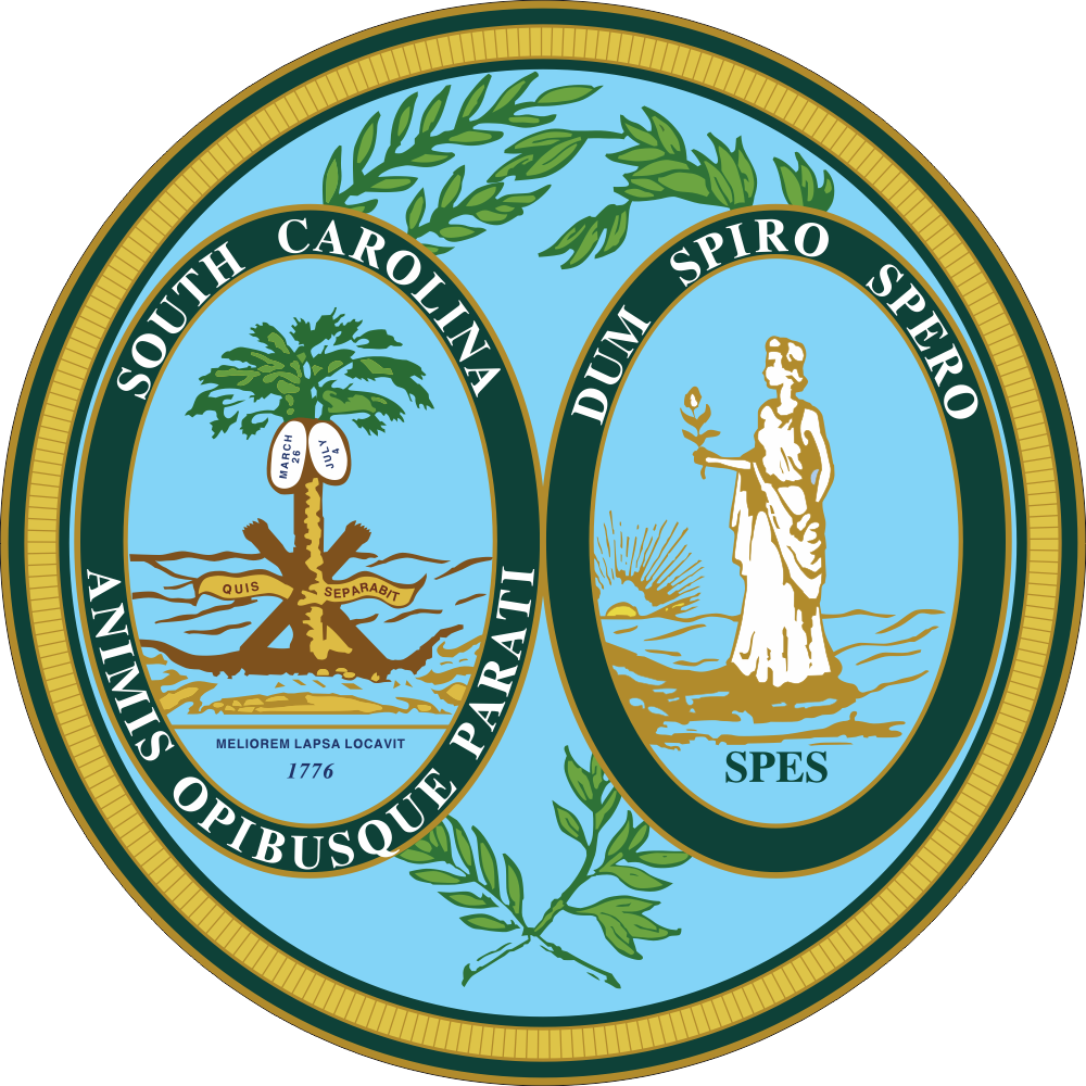 South Carolina State Seal Decal