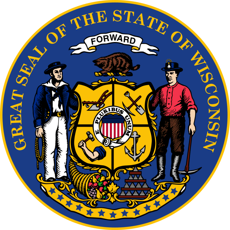 Wisconsin State Seal Decal