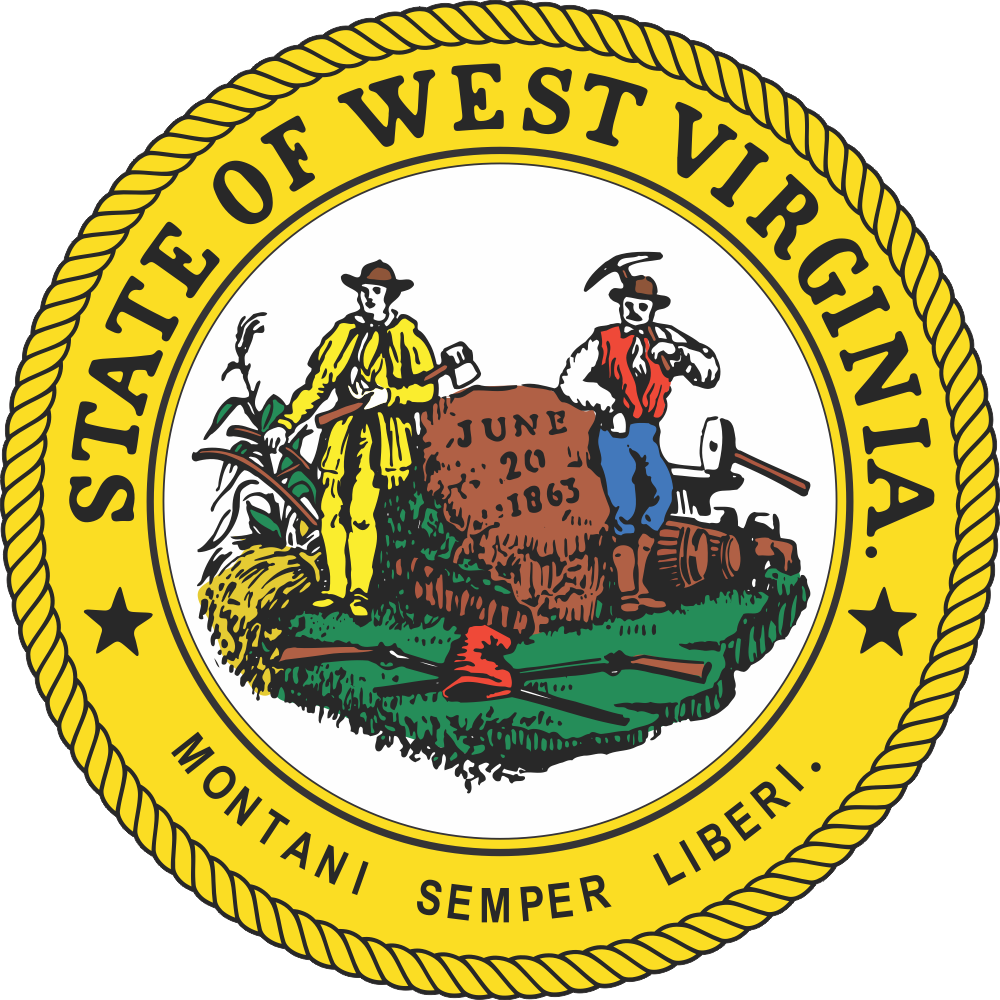 West Virginia State Seal Decal