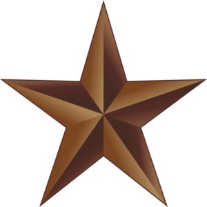 Star (Bronze) Decal