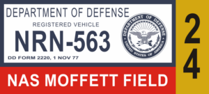 Department of Defense Customized Vehicle - Enlisted Decal