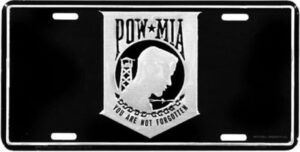 POW MIA License Plate