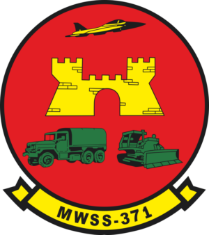 MWSS-371 Marine Wing Support Squadron Decal