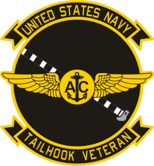 Naval Aircrewman Tailhook Veteran Decal