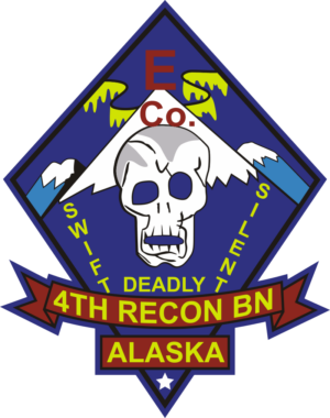 4th RECON Battalion E Company Alaska Decal