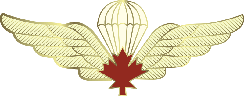 Canadian Jump Wings Decal