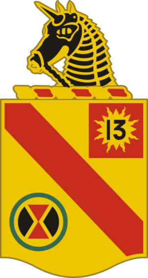79th Field Artillery Regiment DUI Decal