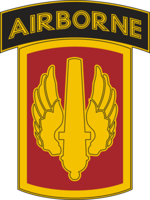 18th FIRES Brigade Combat Service Identification Badge Decal