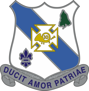 210th Armor Regiment DUI Decal