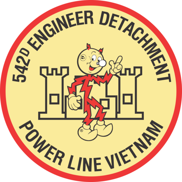 542 Engineering Detachment Vietnam Decal