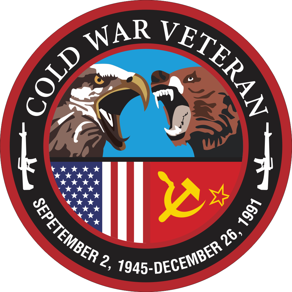 Cold War Veteran Eagle and Bear Decal