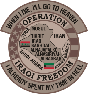 Operation Iraqi Freedom When I Die Decal