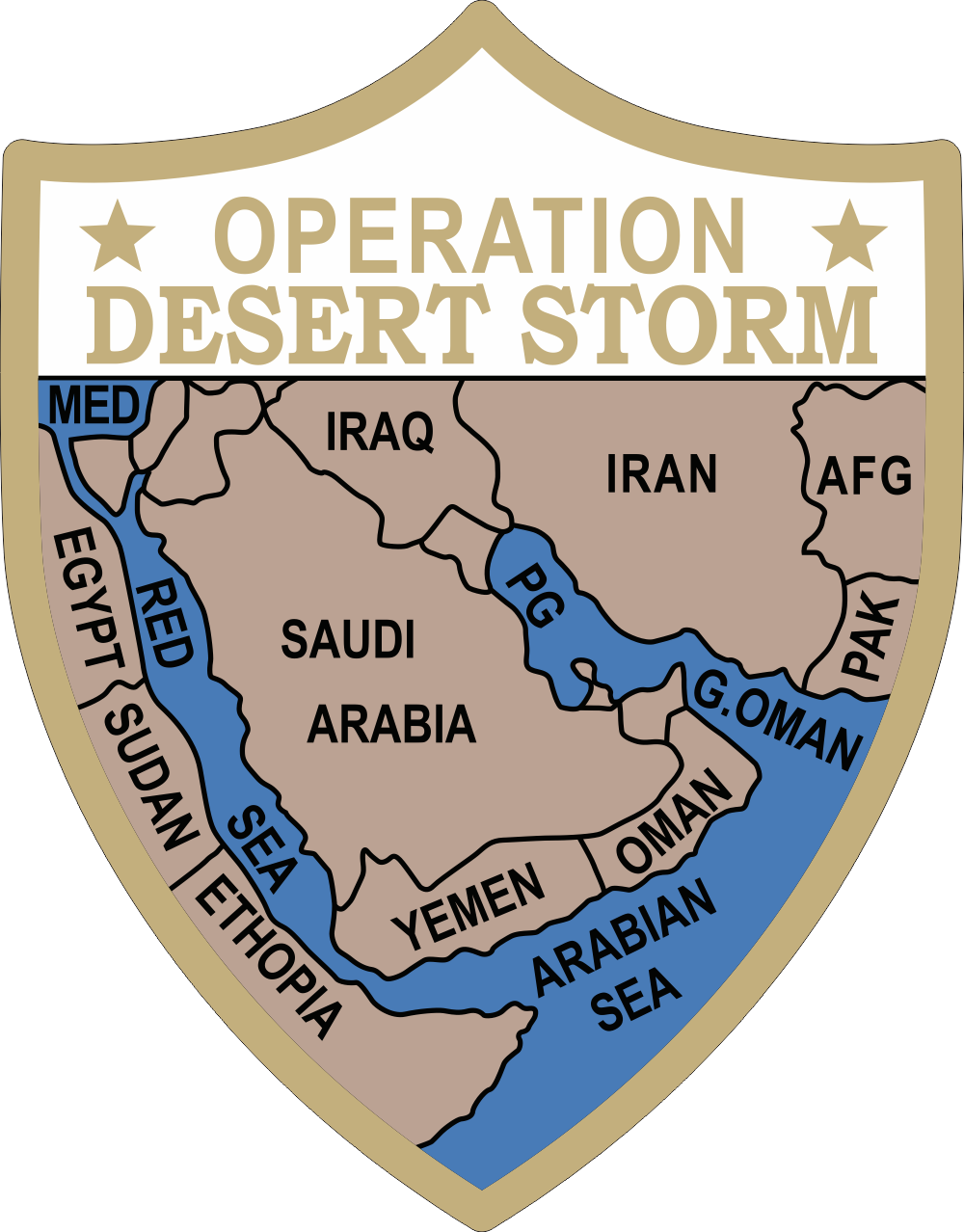 Operation Desert Storm Map Decal